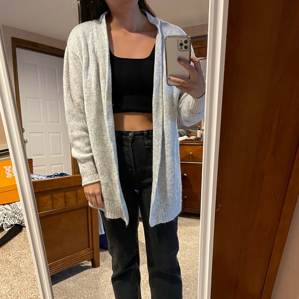 H and M Grey Cardigan